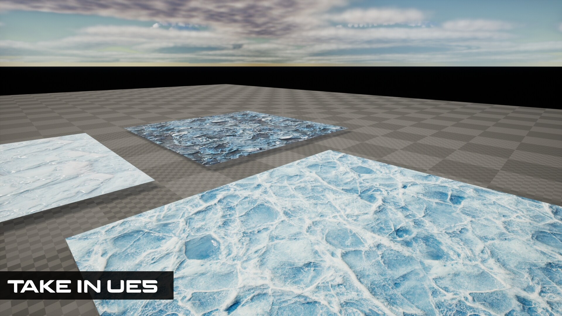 Ice texture pack in Materials UE Marketplace